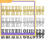 <SWEETBB>DIY Clock Numbers Roman Numerals Quartz Needle Wall Clocks Replacement Parts
