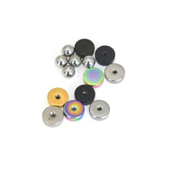 Stainless Steel Stud Earrings Cylindrical Ball Base Accessories 0.8/1.0/1.2mm Stud Earrings Replacem