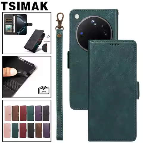 RFID Blocking Leather Wallet Case For OPPO Find X9 Ultra X8 X5 Lite X3 Pro FindX9 X 9 A5 A9 2020 A7