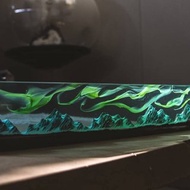 極光、手工樹脂鍵盤腕托、人體工學護腕墊、獨特桌上小物・辦公