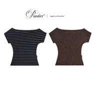 PRADIES Striped Off Shoulder Top - Rygies Off Shoulder Top
