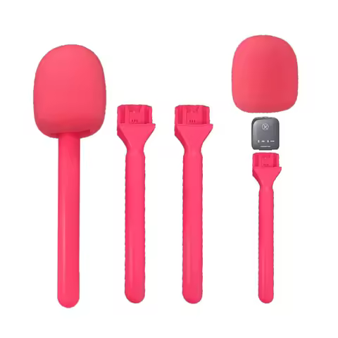 Handheld Wireless Microphone Adapter Holder For Interview With Silent Foam For Rode Wireless GO II F