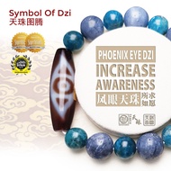 Dzi Kingdom Phoenix Eye Dzi Increase Awareness 凤眼天珠 所求如愿 天珠王国手链/项链 Bracelet/Necklace