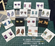 流體酒精畫耳環（全人手手工製作）（925純銀耳釘）