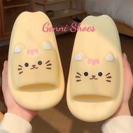 Women's Slippers - Cute Kitty Cat Cross-Strap Slippers EVA Soft, Comfortable, Lightweight, Elegant S