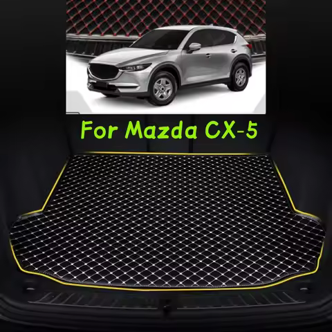 CX5 CX 5 2024 2023 Microfiber Leather Modification Car Trunk Mat Auitcase Mat Car Interior Accessori