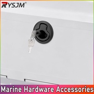 Marine Hatch ABS Round Lock Yacht Hatch latch Boat Deck Hatch With 2 Keys Boat Hardware Accessories