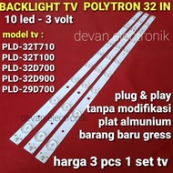 LAMPU LED TV POLYTRON 10K 3V - BACKLIGHT TV POLYTRON 32 IN - LAMPU TV