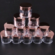 Hũ tròn trong suốt 1OZ/30g có nắp đựng son dưỡng môi, kem, đồ trang điểm, mỹ phẩm, mẫu thử, thuốc mỡ