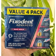 [COMBO 4 TYPE] [New Model] Fixodent Denture Adhesive 62g | Marathon Dental