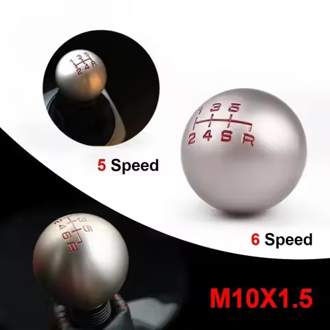 2022 Aluminum Alloy 5/6-speed JDM Spherical Shift Knob M10 * 1.5 For Honda Fit Civic FD2 FN2 EP3 R D