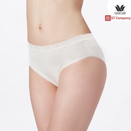 กางเกงใน Wacoal Panty ทรง Bikini ขอบลูกไม้ สีขาวครีม (1 ตัว)  กางเกงใน กางเกงในผู้หญิง ผู้หญิง วาโก้ ครึ่งตัว บาง เย็นสบาย รุ่น WU1M02