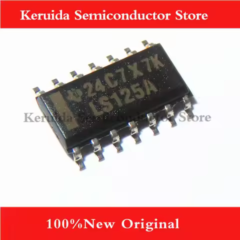5 Pieces - Ls125A Sn74Ls125Adr Original Imported Genuine Product Sop14 Pin 3.9mm Narrow Package