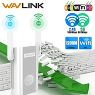 Wavlink WiFi Range Extender Repeater 1200Mbps Signal Booster 2.4G + 5Ghz Dual Band wifi Amplifier Re