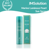 JM SOLUTION Marine Luminous Pearl Sun Spray: Your Essential, Radiance-Boosting Sun Protection. Effortless Application for Everyday Skin Defense