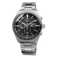 SEIKO 錶流行手錶太陽能計時測速儀 100M 男士