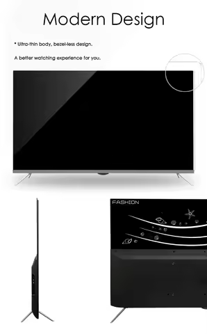 2025 hot sale OLED TV 43 50 55 65 75 85 Inch 4K UHD WebOS Google Android Smart TV No Frame Ultra Thi