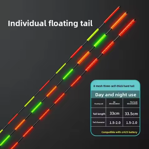 Super Bright LED Fishing Smart Float Top Ultra Sensitive Induction Electronic Floats Buoy Luminous N