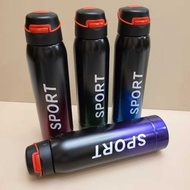 TERMOS 681-7B ~ GRADATION FLASK THERMOS BOTTLE STAINLESS METALIC SPORT DRINKING BOTTLE 500ML