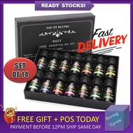 Premium RHJY 14 Pcs/Set 100% Pure Natural Aromatherapy Essential Oil