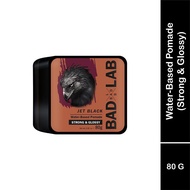 BADLAB WATER-BASED POMADE STRONG & GLOSSY 80g (JET BLACK)
