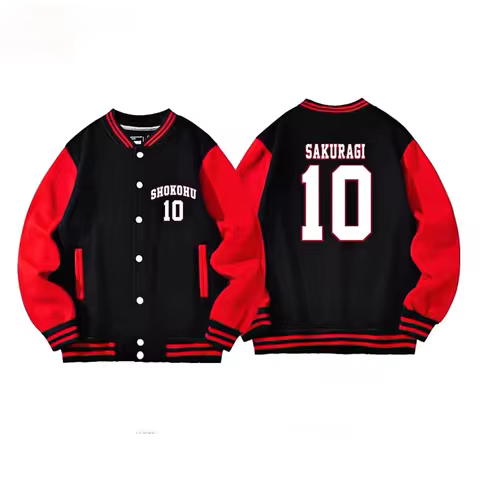 Christmas Anime Shohoku School Basketball Team Autumn Winter Coat Cosplay Costume Sakuragi Warm Jack