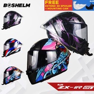 PROMO!!!] BOSHELM Helm NJS ZX-1R GT MOTIF Helm Full Face SNI