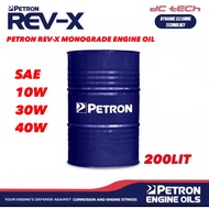 [100% ORIGINAL] PETRON REV-X MONOGRADE DIESEL ENGINE OIL CF/SF SAE 10W 30 40 - 200LIT CASTROL / PENZOIL / SHELL / BHP