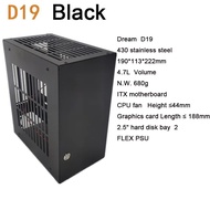 K39 D19 A39 HTPC Mini ITX A4 Chassis Game Computer Support Graphics Card RTX2070 I7 The Smallest Independent Display Case