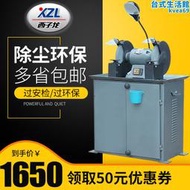 環保砂輪機除塵式電動臺式立式工業級打磨機落地式環評吸塵沙輪機