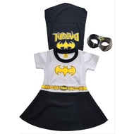 BATGIRL BATMAN COSTUME FOR GIRLS FREE MASK AGES 2-10 YEARS FREE MASK KIDS COSTUME