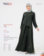 GAMIS NIBRAS LITE 016 / BAJU NIBRAS TERBARU / GAMIS BUSUI LONGDRESS GAMIS DAILY KEKINIAN 2025