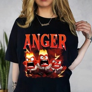 Pixar's Inside Out 2 Autumn/Joy/Anger/Anxiety/Envy/Mood/Sadness Graphics 1 Cottonon O-neck S-5XL