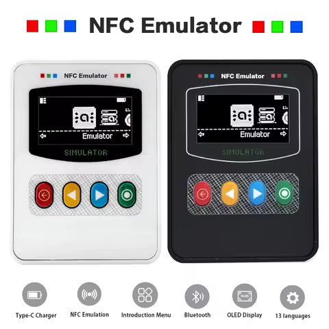 New For Amiibotool Pixl.Js iNFC Smart Emulator OLED HD Smart Emulator Accessory for Switch/Switch2 3