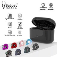 Sabbat E12 Ultra True Wireless Bluetooth Headphones Sports In-Ear Wireless Earbuds Stereo TWS5.2  Supports Wireless Fast Charge  High-Fidelity Monitoring Noise Cancelling Headphone