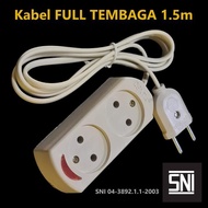 SNI 1.5 m 2-hole AC Socket Extension Cable by Blezzystore