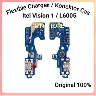 Original FLEXIBLE CONNECTOR ITEL VISION 1 / L6005 MIC CHARGER BOARD VISION 1