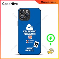 NISSAN GT-R CALSONIC IMPUL 08 Phone Case for iPhone 17 Pro Max / iPhone 16 Pro Max / 15 Pro Max / 13
