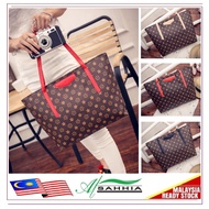 🐿2Y4 Al Sahhia Ready Stock Large Star Brown Shoulder Women Bags