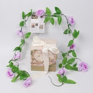 fake rose vine fake flower vine Artificial flowers 9 fake roses small long for home decoration. Wedd