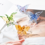 Butterfly Glass Ring Smart Niche Glazed Glass Single Product Accessories Gift Stall Chinese Style Tr