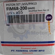 ✨ ✅ Piston piston set FIM kawasaki kaze pin 13 dm 53, 53.5, 54, 54.5, 55 mm