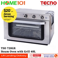 Tecno Steam Oven with Grill 26L TSO 728GR