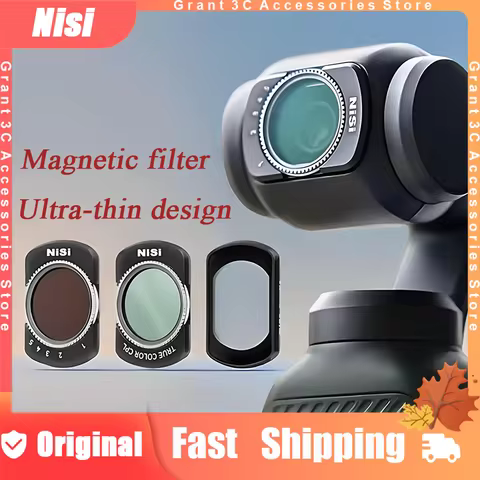 Nisi Magnetic Filter Kit for DJI Osmo Pocket 3 with Variable ND 1 5 CPL and Black Mist True Color Na