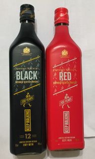 兩支 Johnnie Walker 200週年紀念版 700毫升 沒有盒