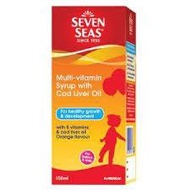 SEVEN SEAS MULTIVITAMIN SYRUP WITH COD LIVER OIL 100ML