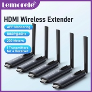 Lemorele R1040 Wireless HDMI Transmitter Receiver 1080P 60Hz 100M Long Range 2.4G 5G WiFi for TV Pro