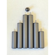 CUETEC Extension Carbon Billiard Extender 4 Inch 6 Inch 8 Inch Includes Bumper - Cuetec Gen I - Gen 