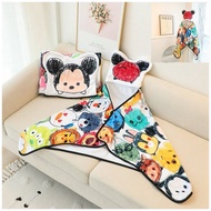 EV B86 Cute Mickey Cartoon Robe for Adults and Children Hoodie Blanket/