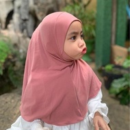 Malay Chin Hijab for Children 0-4 years / Hijab for Children Chin Malaysia Jersey / Bergo Children C